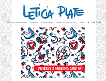 Tablet Screenshot of leticiaplate.com